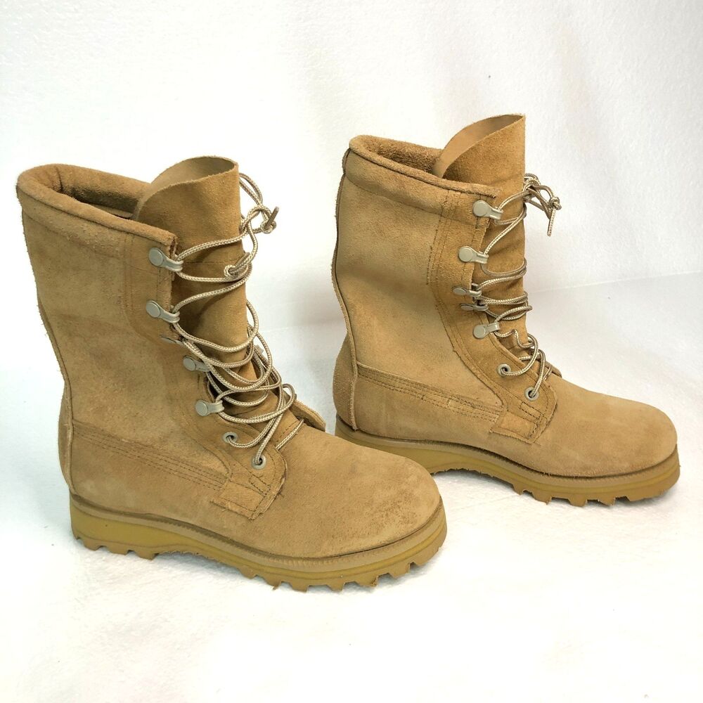 Belleville ICWT Combat Boots Tan Military Tactical Goretex Leather Men Size 4.0R